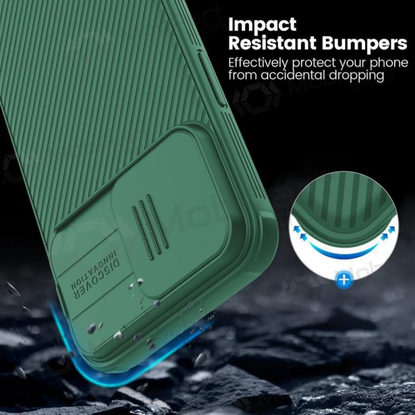 Apple iPhone 15 Pro custodia „Nillkin CamShield Pro“ (verde)