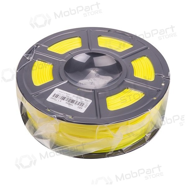 3D spausdinimo plastikas ABS, 1.75mm, 1kg, giallo