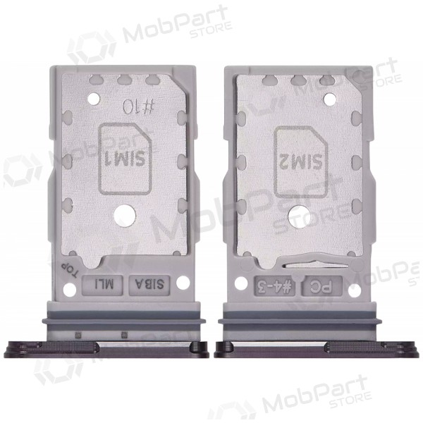 Samsung Galaxy S24, S24+ - Supporto per scheda Dual SIM (nero) (originale)