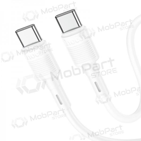 Cavo USB-C Hoco X83 USB-C a USB-C 1 m 60 W bianco