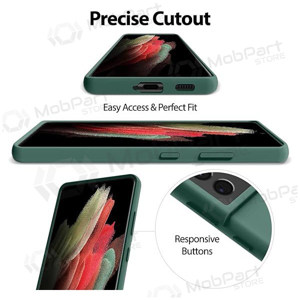 Custodia per Samsung Galaxy A15 Mercury - Silicone Case (verde scuro)