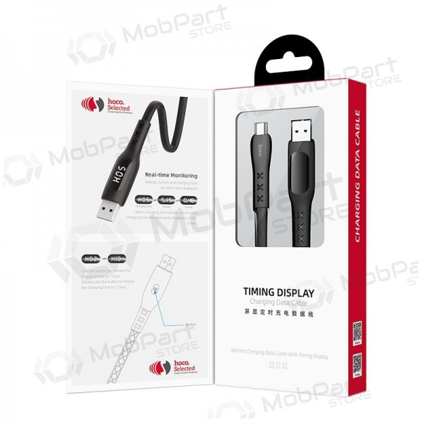 USB cavo HOCO S6 lightning 1.2m nero