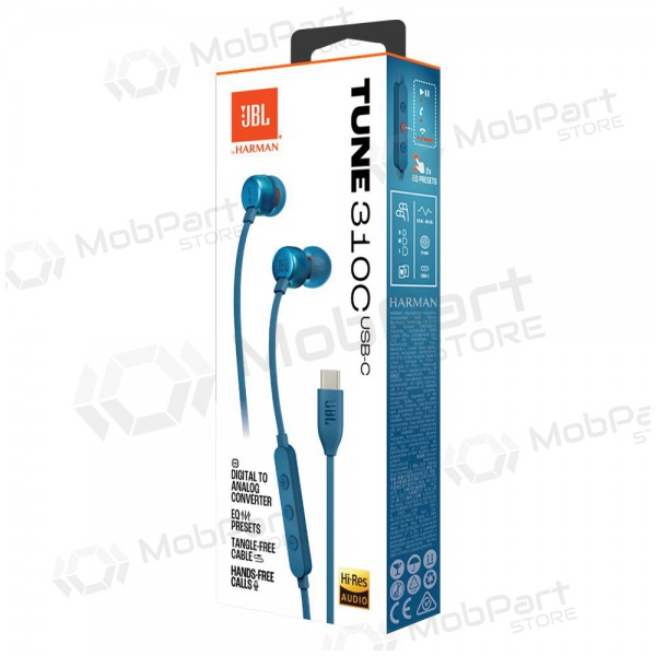 Ausinės JBL Tune 310C USB-C