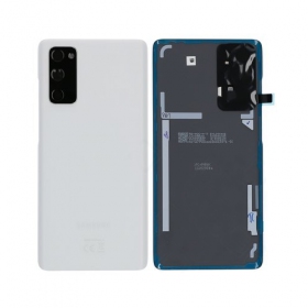Samsung G780 / G781 Galaxy S20 FE 4G / 5G coperchio batteria posteriore (Cloud White) (usato grade A, originale)