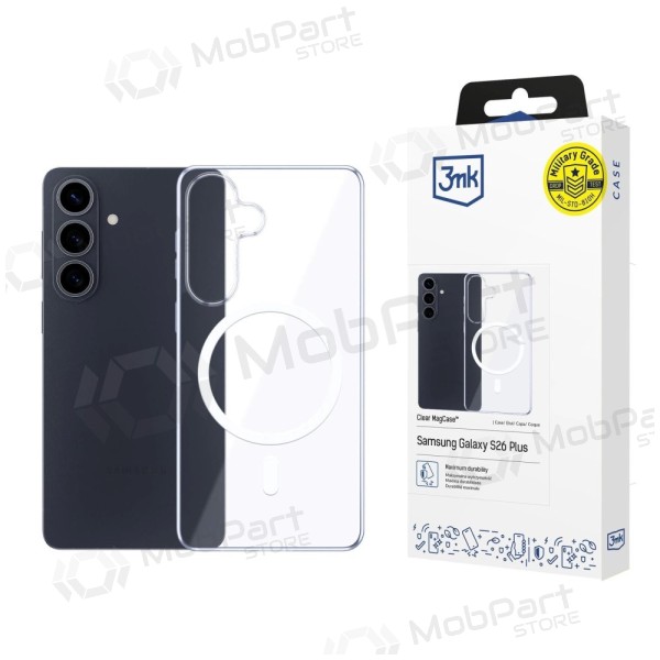 Custodia Samsung Galaxy S26 "3mk Clear MagCase" (trasparente)