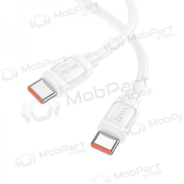 Cavo USB-C Hoco X115 USB-C a USB-C 1 m 240 W bianco