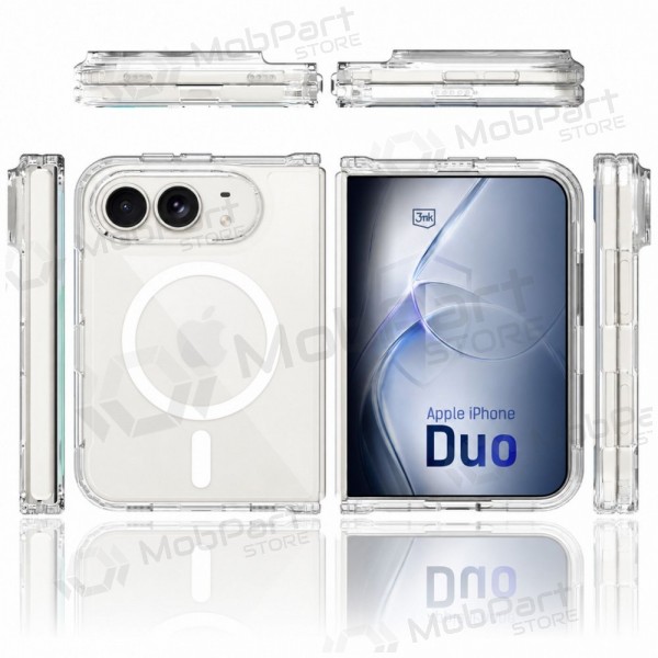Custodia per Apple iPhone Duo - 3mk Armor MagCase (trasparente)