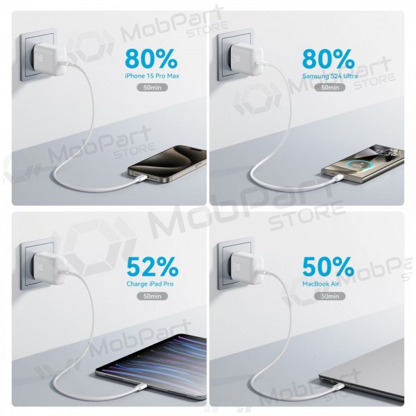 Caricatore Joyroom JR-TCF24 USB-C PD30W bianca