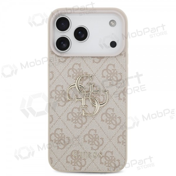 Custodia per Apple iPhone 17 Pro Max - Guess PU 4G Metal Logo (rosa)