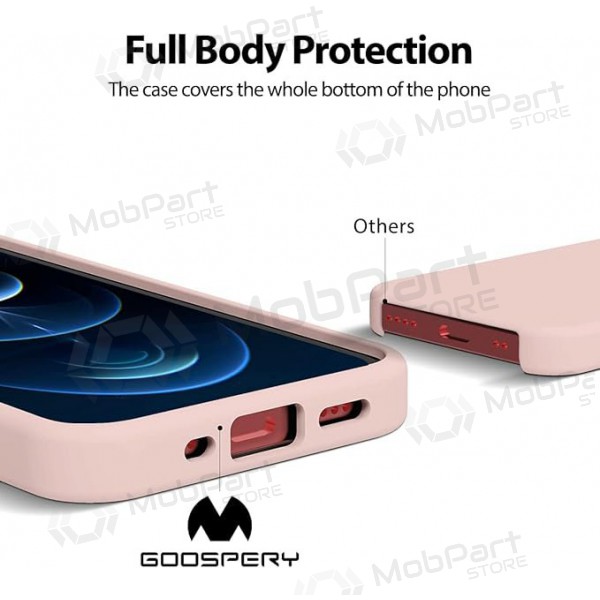 Custodia per Apple iPhone 11 Pro Max Mercury - Silicone Case (sabbia rosa)