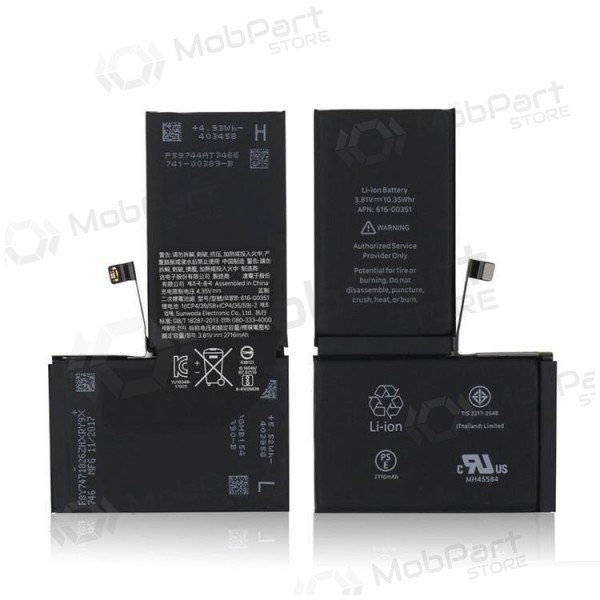 Apple iPhone X batteria / accumulatore (2716mAh) - Premium