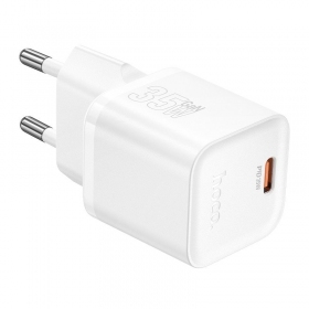 Caricabatterie per telefono Hoco N66 35 W GaN USB-C bianco