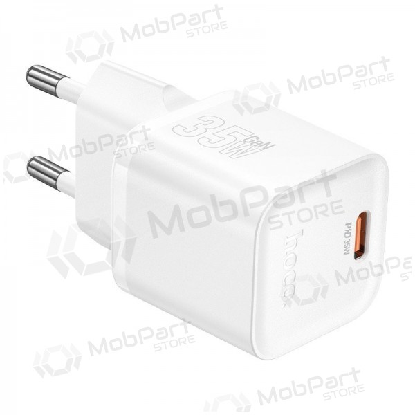Caricabatterie per telefono Hoco N66 35 W GaN USB-C bianco