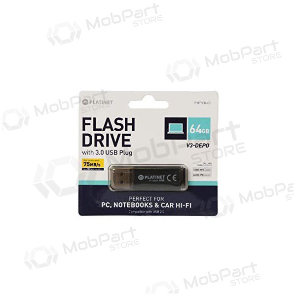 Chiavetta Platinet 64GB USB 2.0