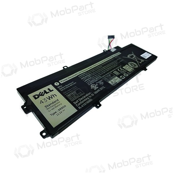 DELL KTCCN, 5R9DD XKPD0, 43 Wh batteria del computer portatile, Selected DELL KTCCN, 5R9DD XKPD0, 43 Wh batteria del computer portatile, Selected