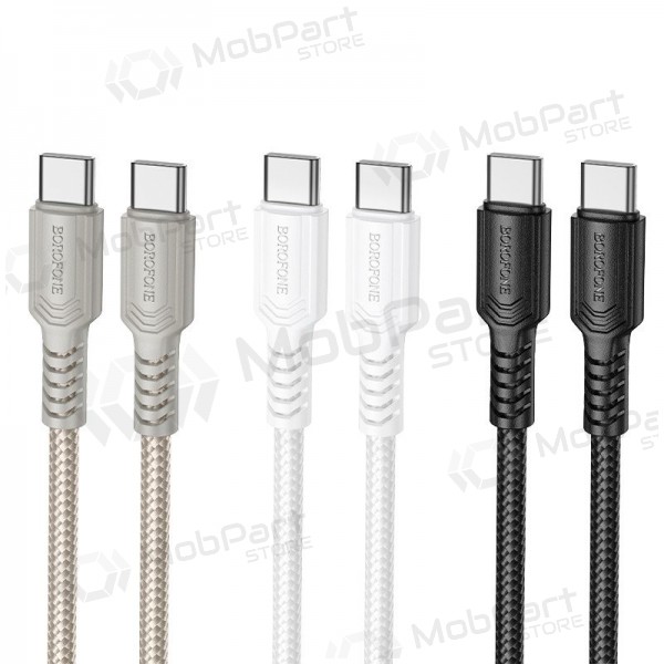 Cavo USB-C Borofone BX116 USB-C a USB-C 1 m 60 W bianco.