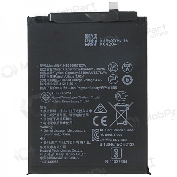 Huawei Mate 10 Lite / Nova 2 Plus / P30 Lite / Honor 7X batteria, accumulatore (HB356687ECW)