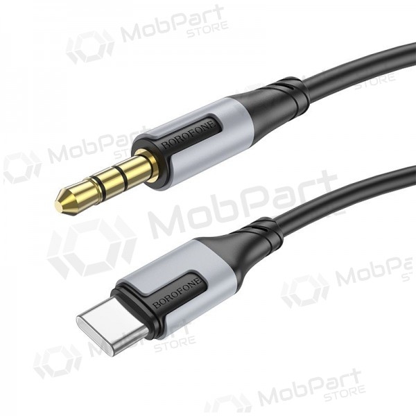 Cavo audio Borofone BL19 USB-C a 3.5 mm nero