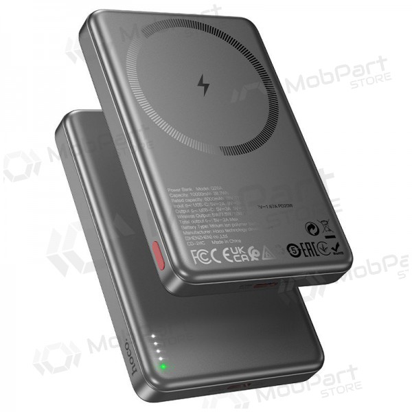 Batteria esterna Power Bank Hoco Q26A PD20W Magnetic 10000mAh nero Batteria esterna Power Bank Hoco Q26A PD20W Magnetic 10000mAh nero