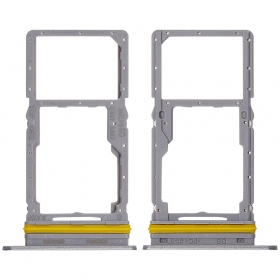 Supporto per scheda SIM Samsung Galaxy A17 4G, A17 5G (grigio) (originale)