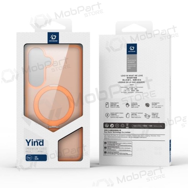 Custodia Samsung Galaxy S26+ - Dux Ducis Yind Magnetic Stand (arancione)