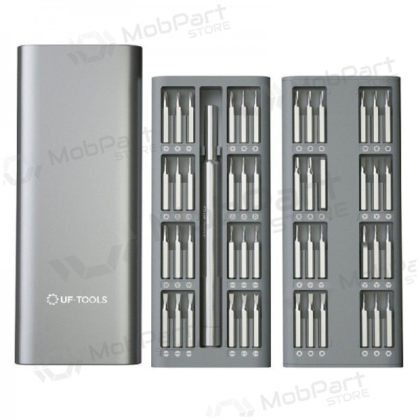 Atsuktuvų rinkinys UF-TOOLS su 48pz antgalių rinkiniu