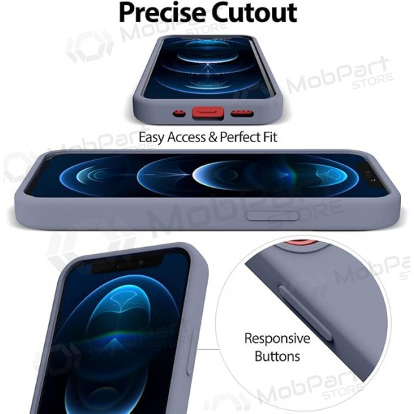 Custodia per Apple iPhone 11 Pro Max Mercury - Silicone Case - (grigio lavanda)