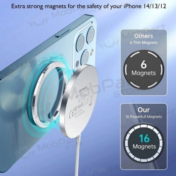 Caricabatterie wireless MagSafe Choetech T518-F 15 W
