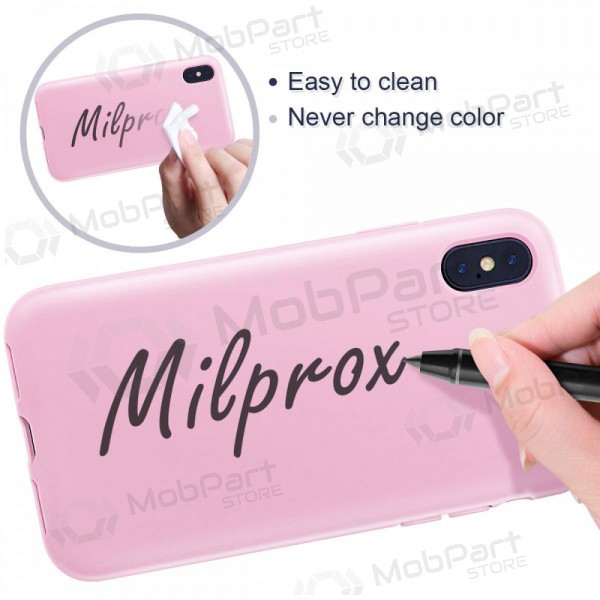 Custodia per Apple iPhone 13 mini - Liquid Silicone - 1.5mm (rosa)