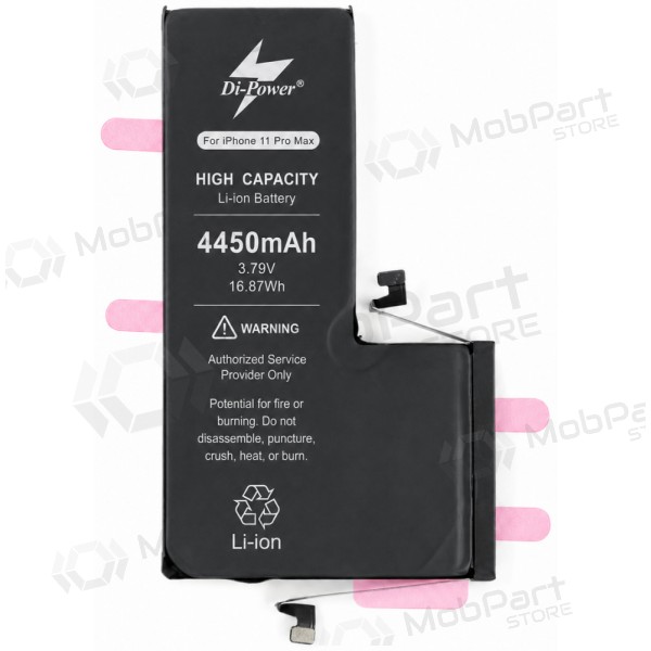 Batteria per Apple iPhone 11 Pro Max, Di-Power 4450 mAh (capacità aumentata)
