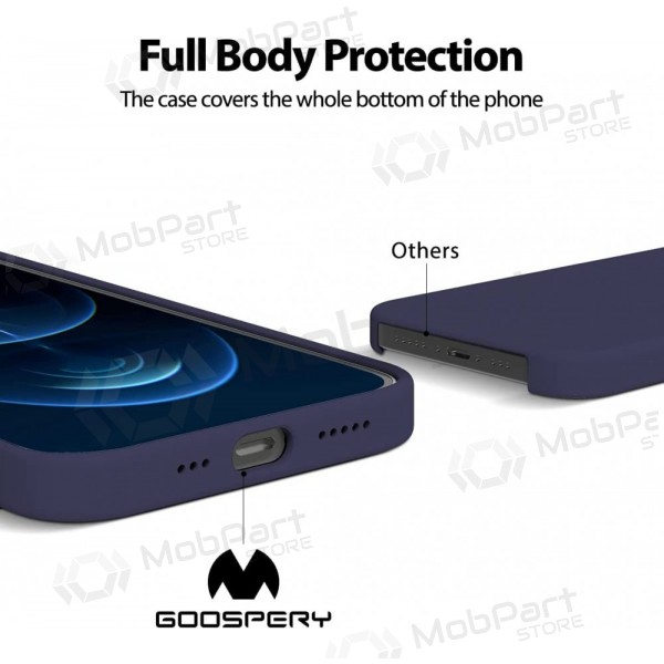 Custodia Samsung Galaxy A37 Mercury - Pure Magsafe Silicon Case (blu scuro)