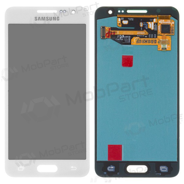 Samsung A300F Galaxy A3 schermo / display (bianca) (usato grade B, originale)