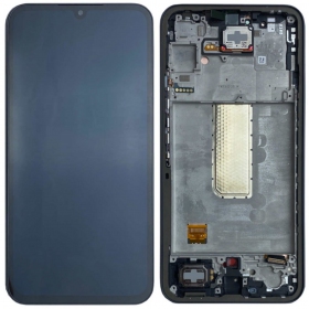 Samsung Galaxy A34 5G schermo / display (grafitas) (con una cornice) (originale)