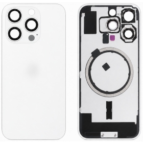 Cover posteriore per Apple iPhone 16 Pro (bianco) (Premium)