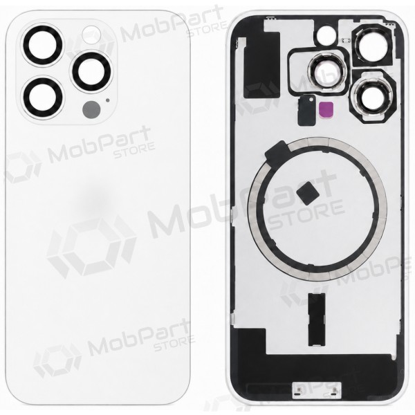 Cover posteriore per Apple iPhone 16 Pro (bianco) (Premium)