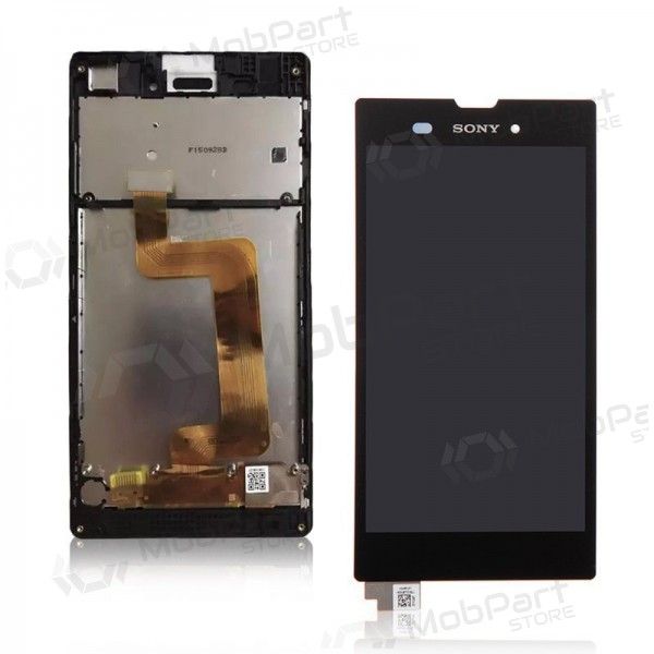 Sony D5103 Xperia T3 schermo / display (nero) (con una cornice) (service pack) (originale) Sony D5103 Xperia T3 schermo / display (nero) (con una cornice) (service pack) (originale)
