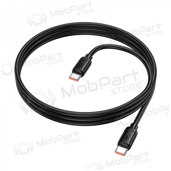 Cavo USB-C Hoco X115 USB-C a USB-C 1 m 240 W nero