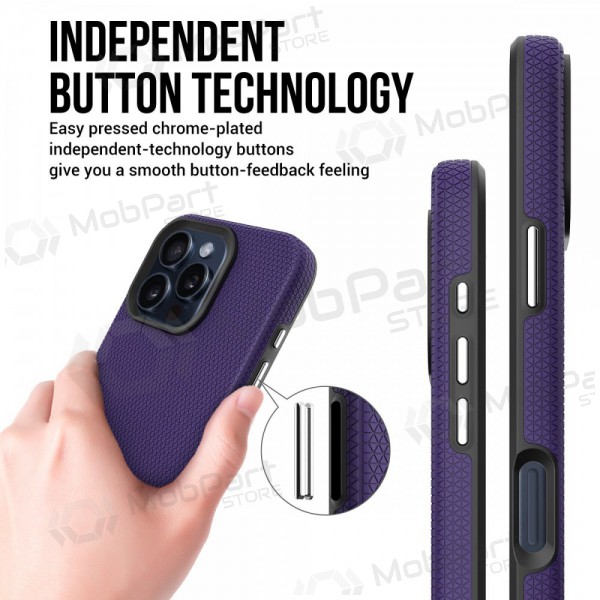 Apple iPhone 15 custodia „Perfectionists“ (viola)