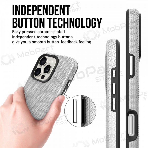 Apple iPhone 15 custodia „Perfectionists“ (d'argento)