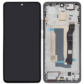 Schermo Xiaomi Poco X7 Pro 5G (giallo) (con cornice) (originale)
