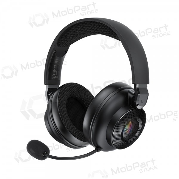 Cuffie wireless Acefast H15 Gaming over-ear con microfono USB-C nere