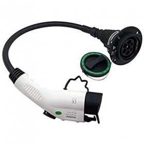 Elektromobilio adattatore Duosida, Type 1 (Female) - Type 2 (Male)