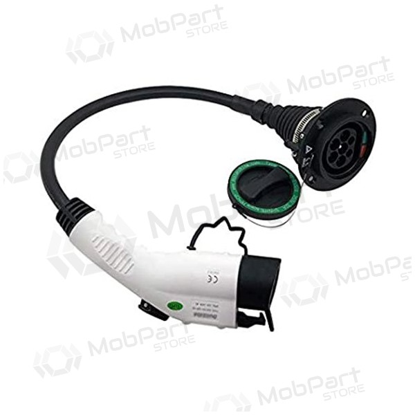 Elektromobilio adattatore Duosida, Type 1 (Female) - Type 2 (Male)