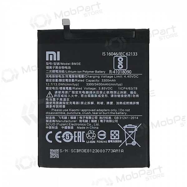 Akumuliatorius originale Xiaomi Mi 8 3300mAh BM3E (service pack)
