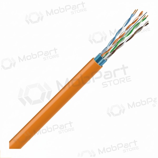 Cavo di rete LAN ECG UTP 5e (per interni, non schermato, PVC/LSZH, 305m, 24AWG/0,51mm, B2ca(s1,d0,a1))