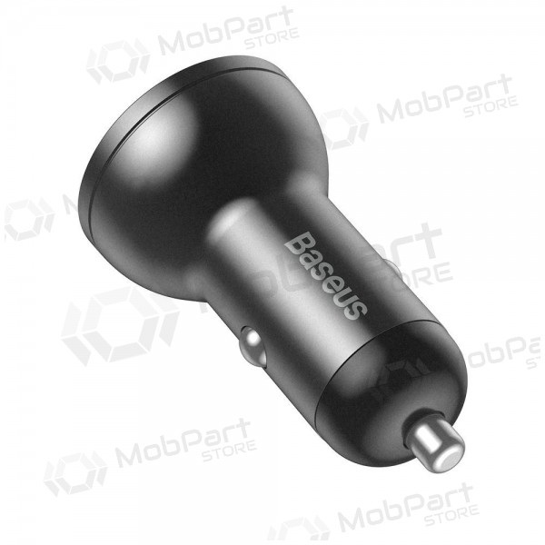 Caricabatterie per telefono da auto Baseus Digital Display CCBX-0G 24 W 2x USB-A nero