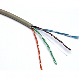 Cavo di rete Excel 100-065 Cat5 U/UTP (PVC, ECA, grigio, bobina 305m.).