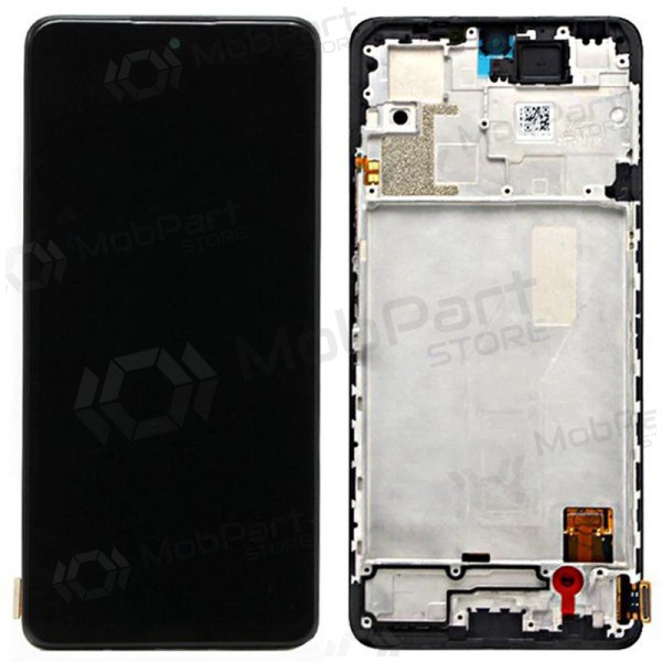 Xiaomi Redmi Note 10 Pro 4G 2021 schermo / display (nero) (con una cornice) (service pack) (originale)