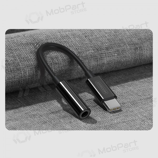 Adattatore audio Joyroom SH-C1 USB-C a 3.5 mm nero.
