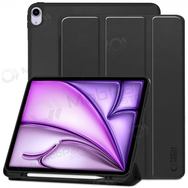 Custodia per Apple iPad Air 13 M2 2024, M3 2025, M4 2026 -Tech-Protect SmartCase Pen Holder- (nero)